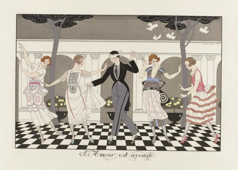 Die Liebe ist blind von George Barbier