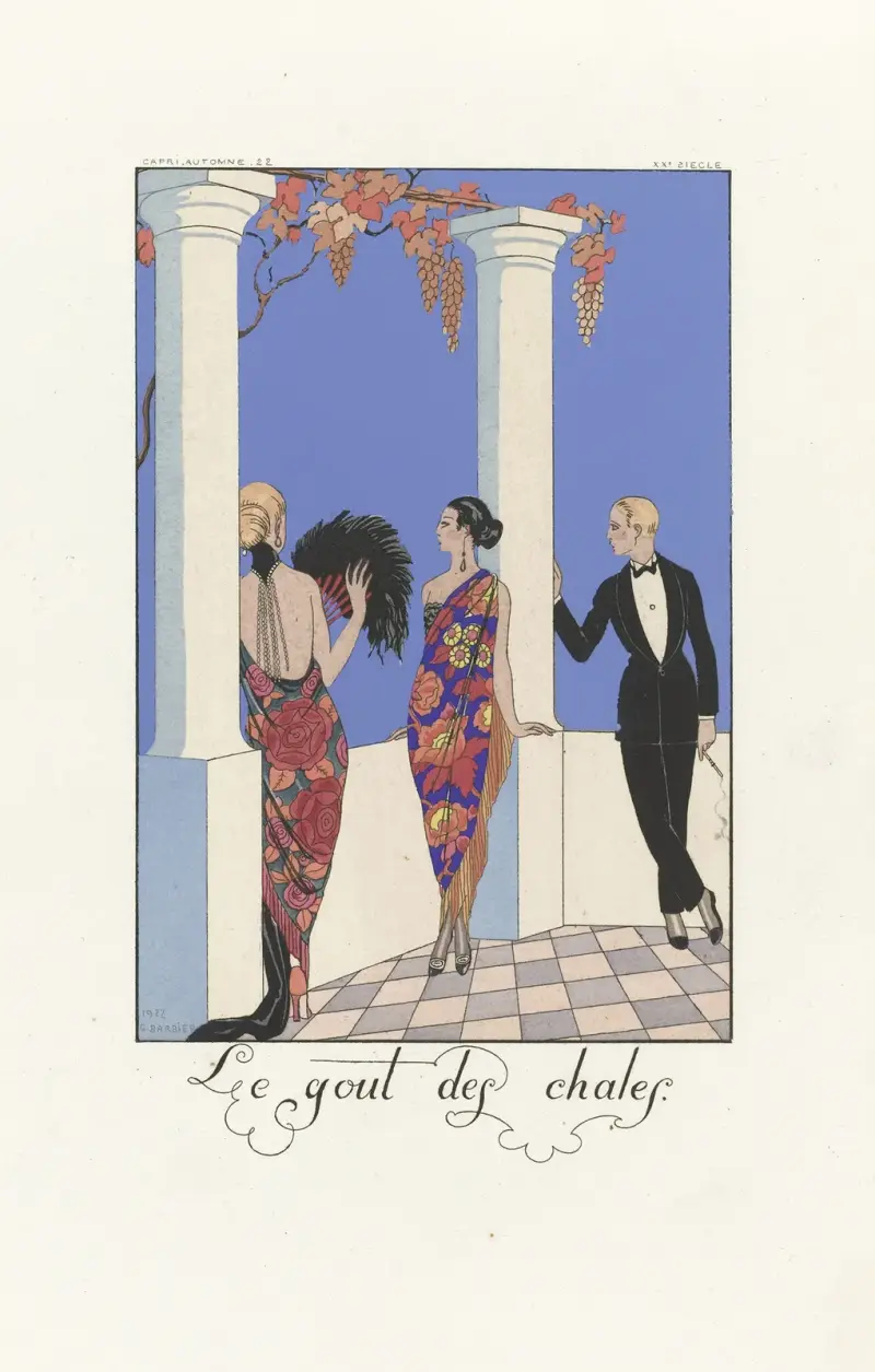 Le gout des chales av George Barbier