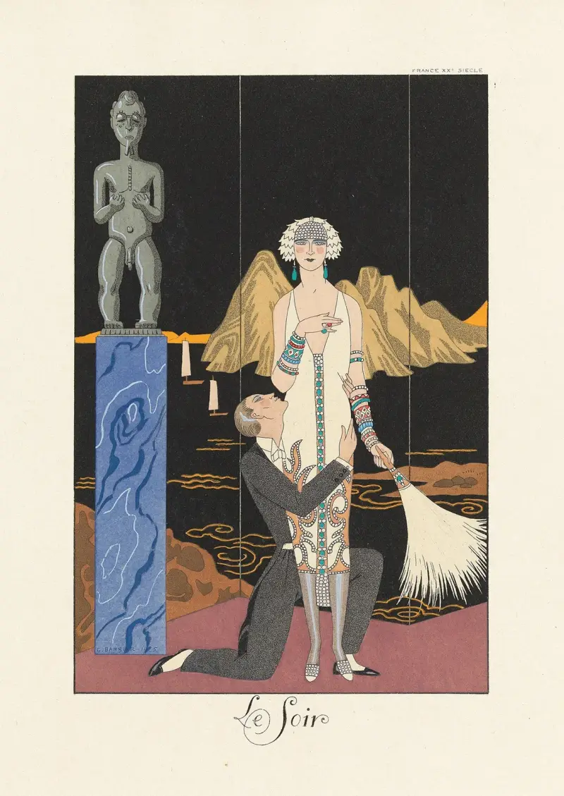 Kväll av George Barbier