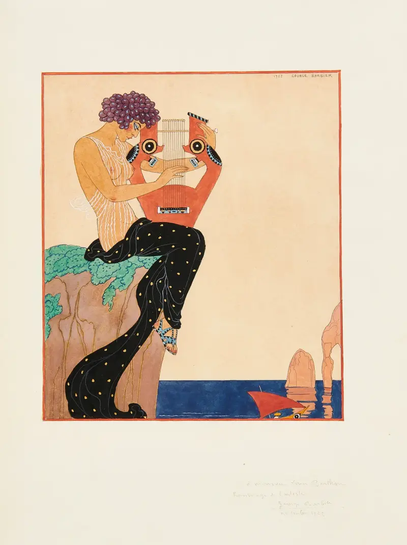 Les Chansons de Bilitis. av George Barbier