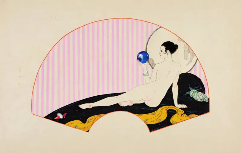 Odalisque à la Boulle de Crystal av George Barbier