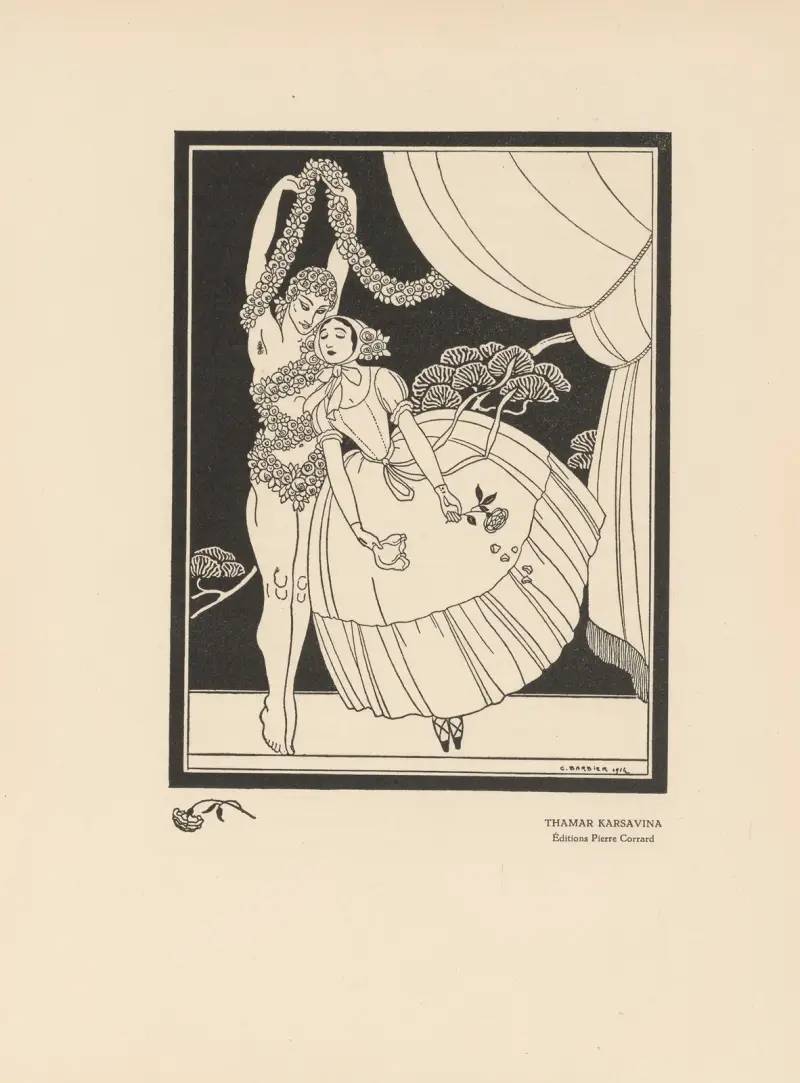 Thamar Karsavina av George Barbier