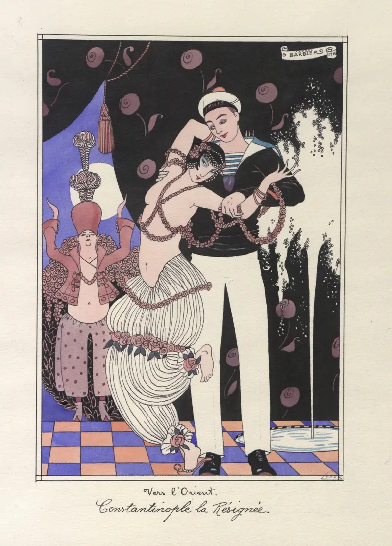 Mot Orienten. Det tålmodiga Konstantinopel av George Barbier