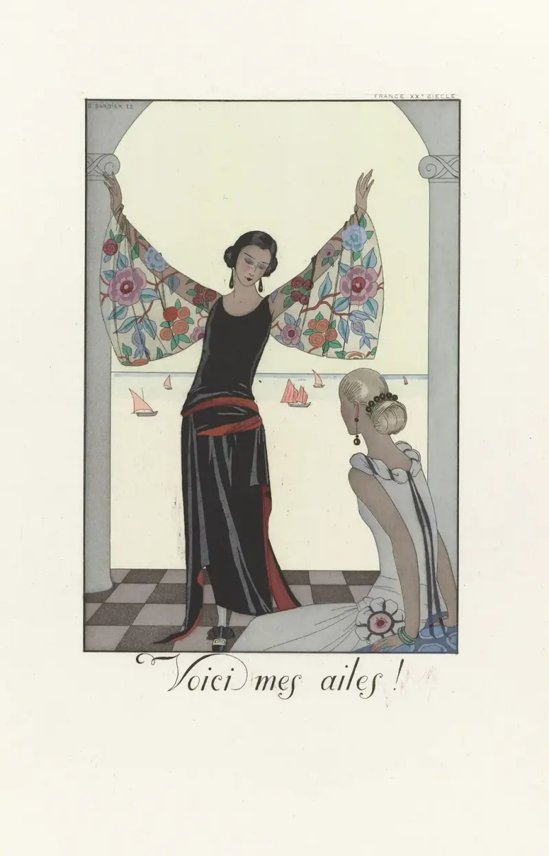 Voici mes ailes! av George Barbier