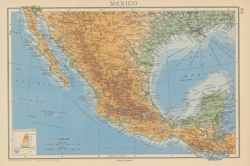 Mexico av John George Bartholomew