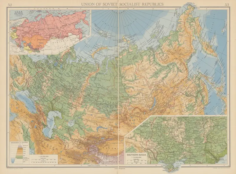 Union Of Soviet Socialist Republics av John George Bartholomew
