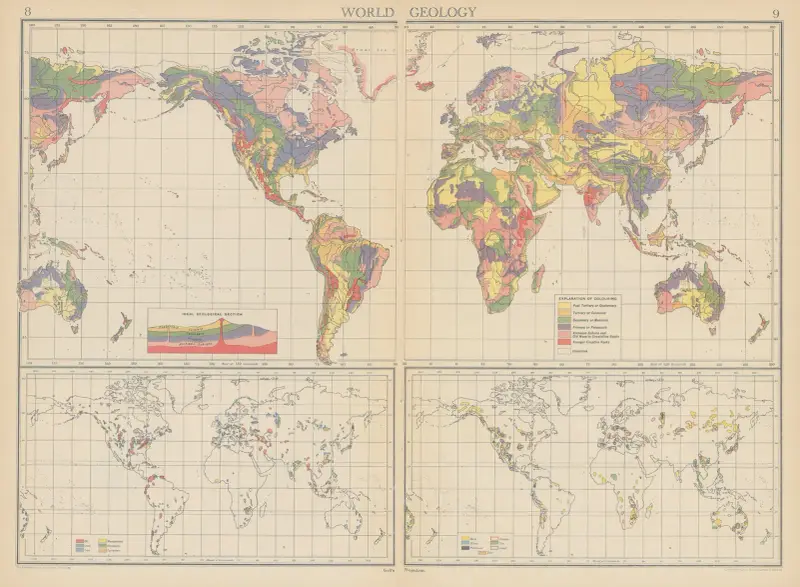 Weltgeologie von John George Bartholomew