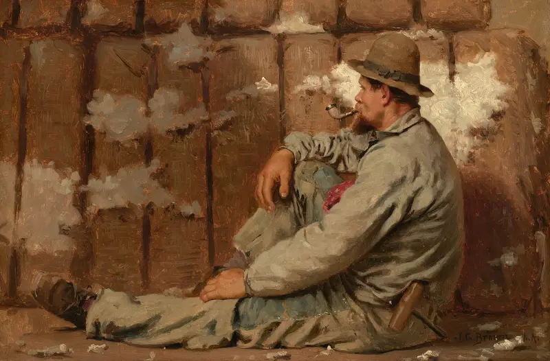 Ein Hafenarbeiter von John George Brown
