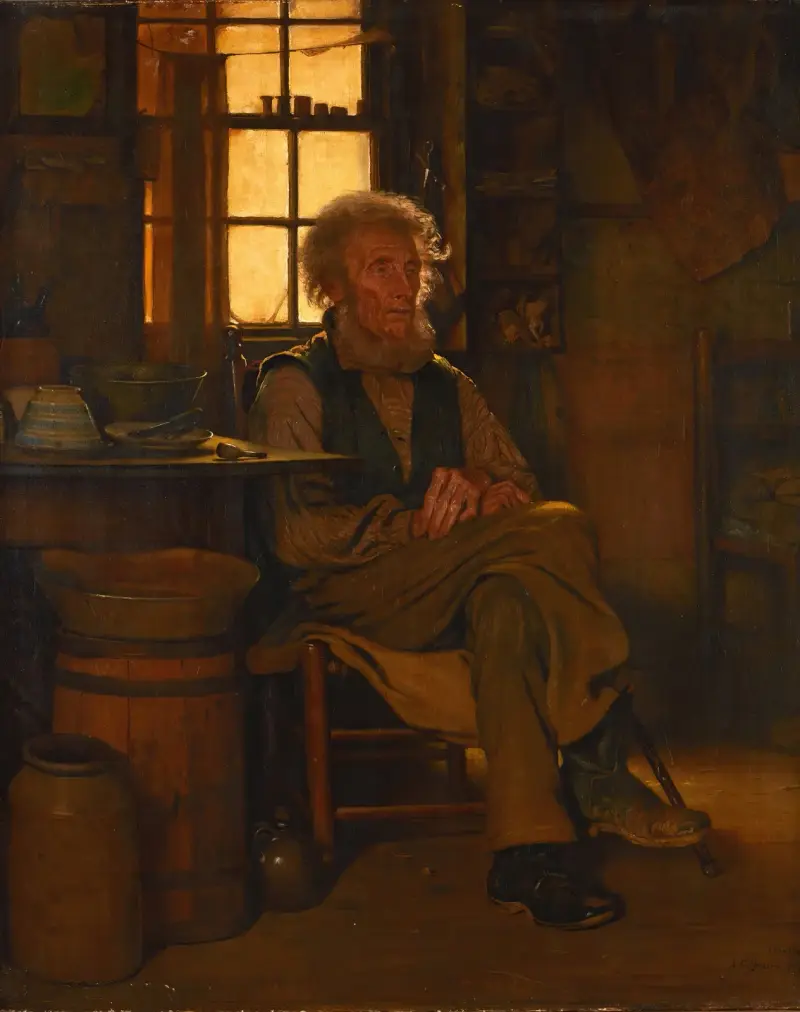W cieniu, John George Brown