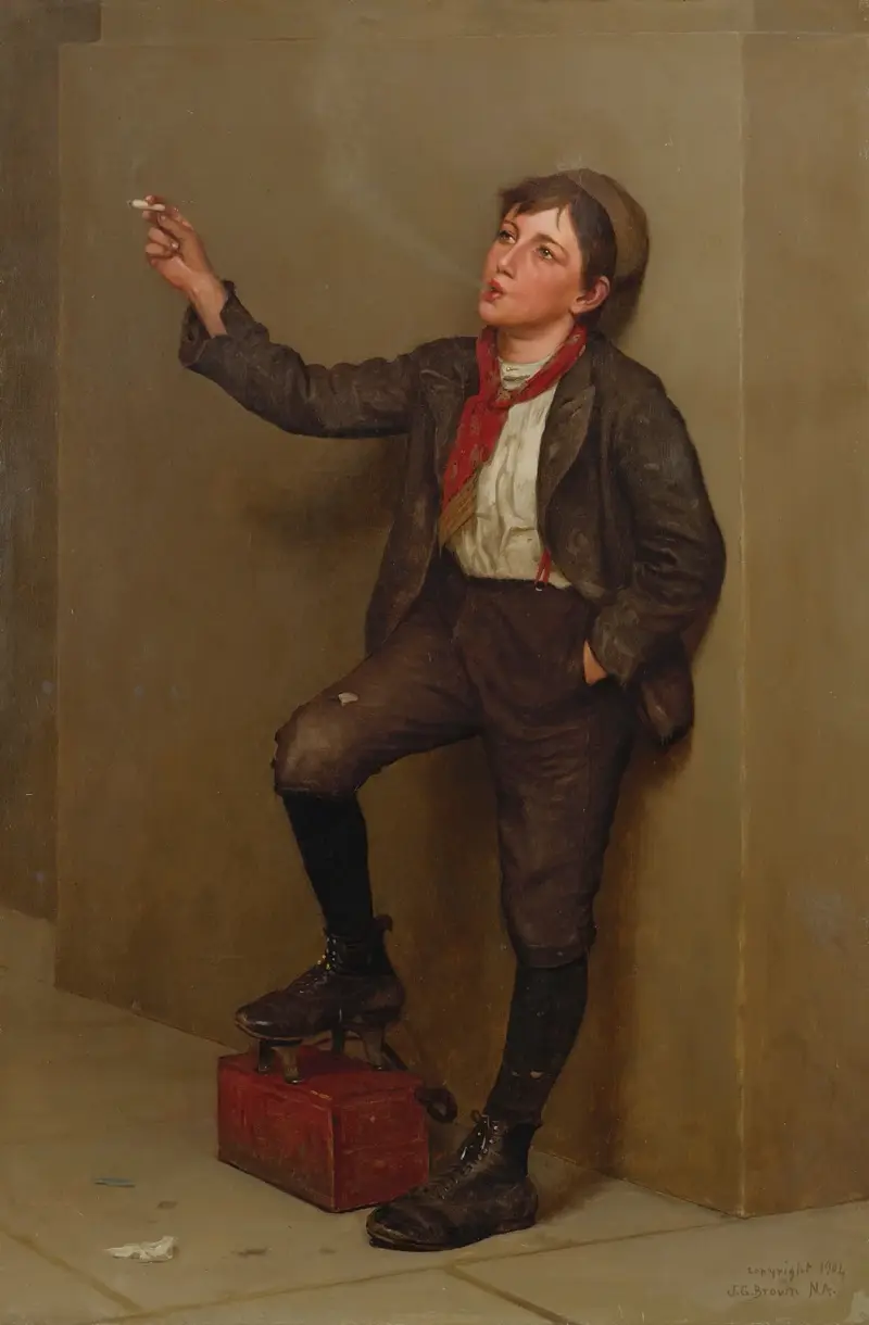 Přestávka, John George Brown