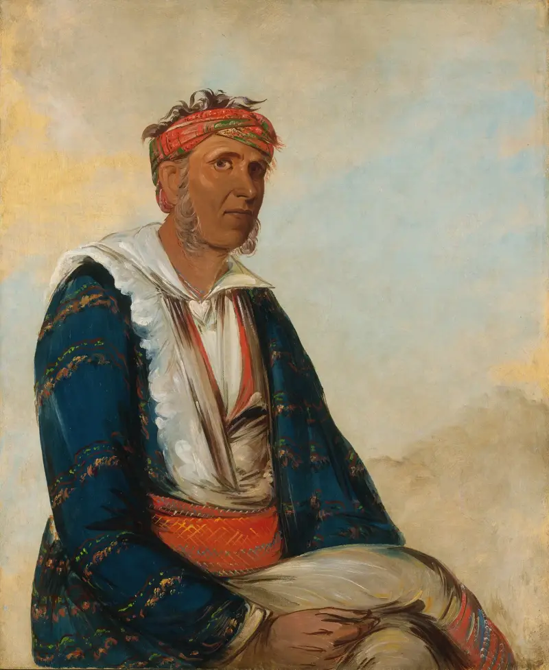Cól-Lee, a Band Chief av George Catlin