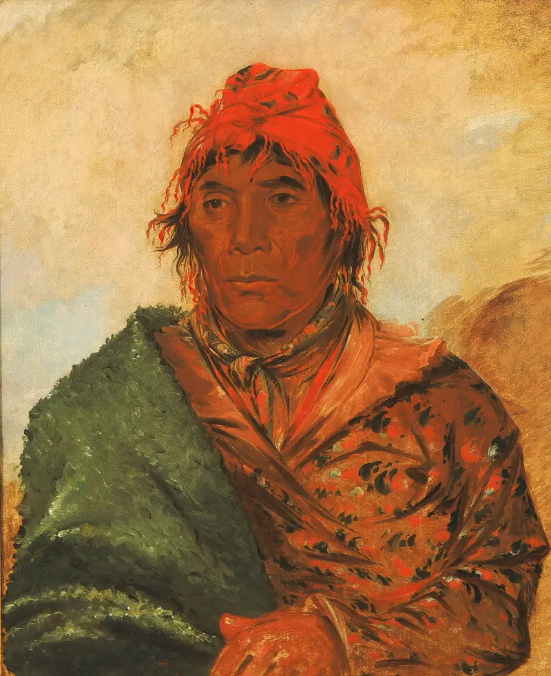 Ee-Mat-Lá-, King Phillip, Second Chief av George Catlin