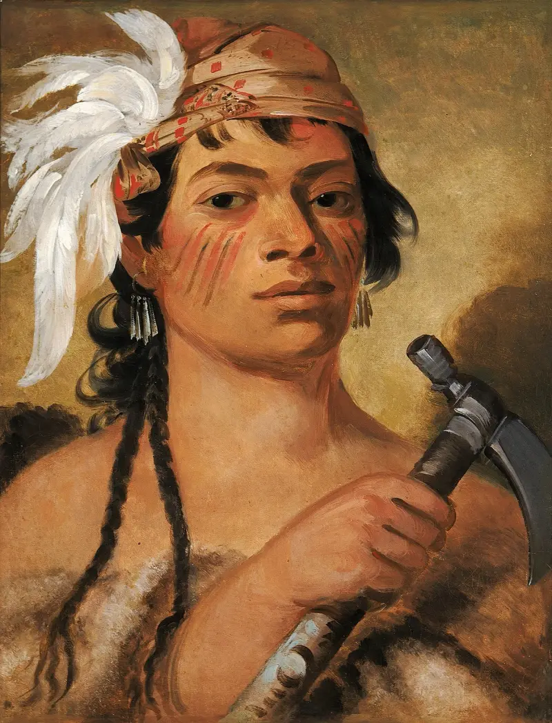 Good Hunter, a Warrior av George Catlin
