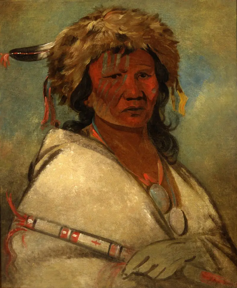 Great Hero, a Chief av George Catlin