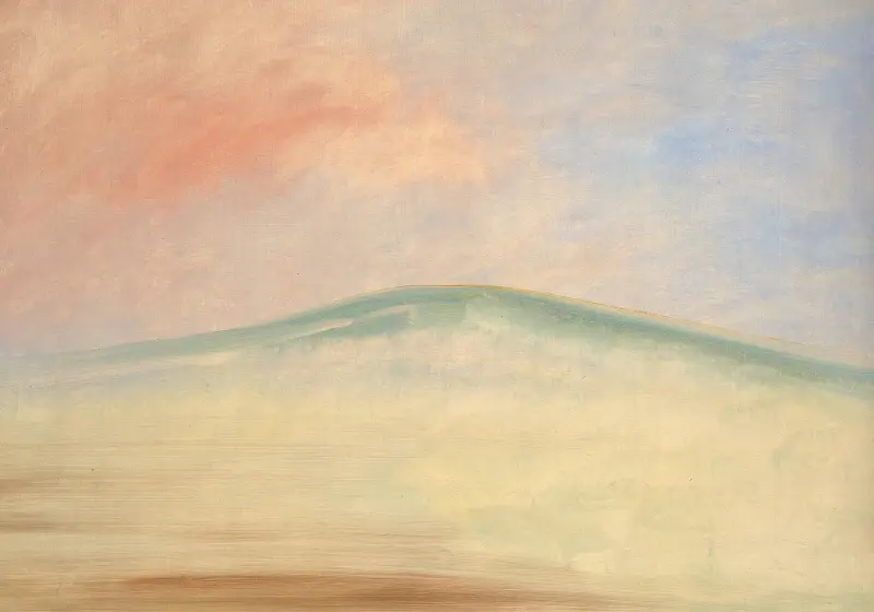 Landskapsbakgrund 3 av George Catlin