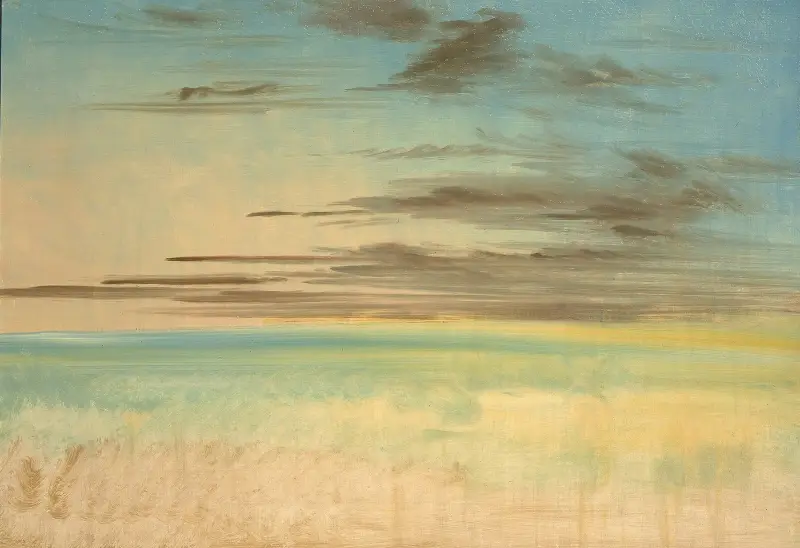 Landskapsbakgrund 5 av George Catlin