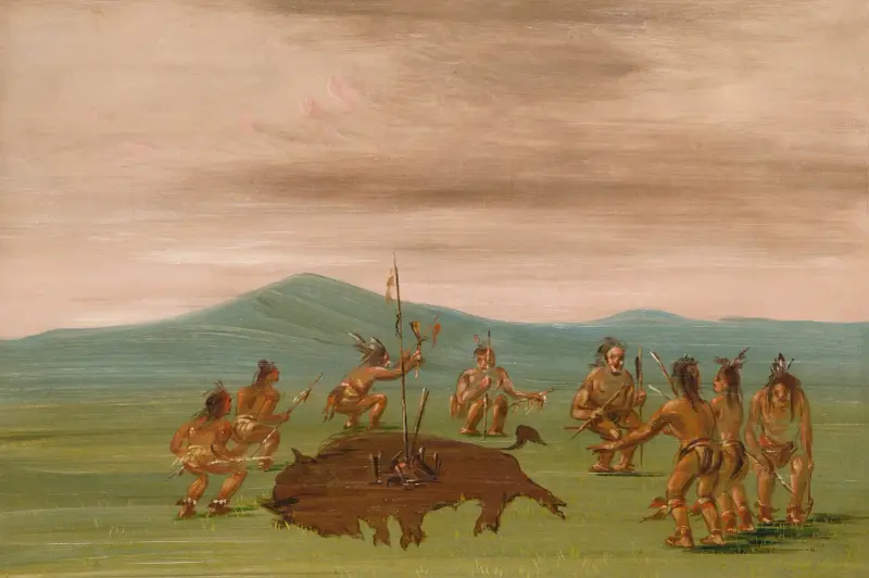 Siouxernas medicinbuffel av George Catlin