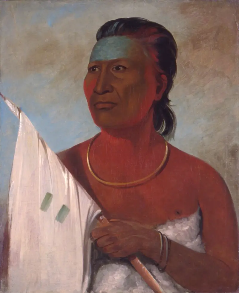 Náh-Pope, Soup, Adviser To Black Hawk av George Catlin