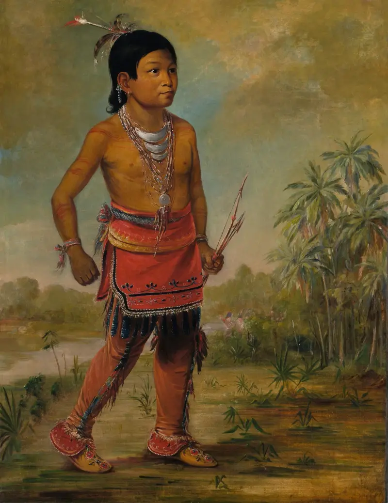 Osceola Nick-A-No-Chee, a Boy av George Catlin