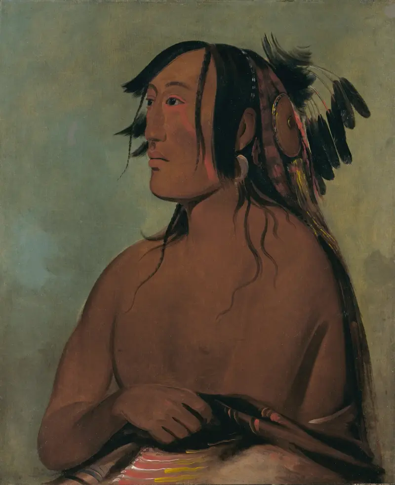 Pa-Ris-Ka-Roó-Pa, Two Crows, The Younger av George Catlin