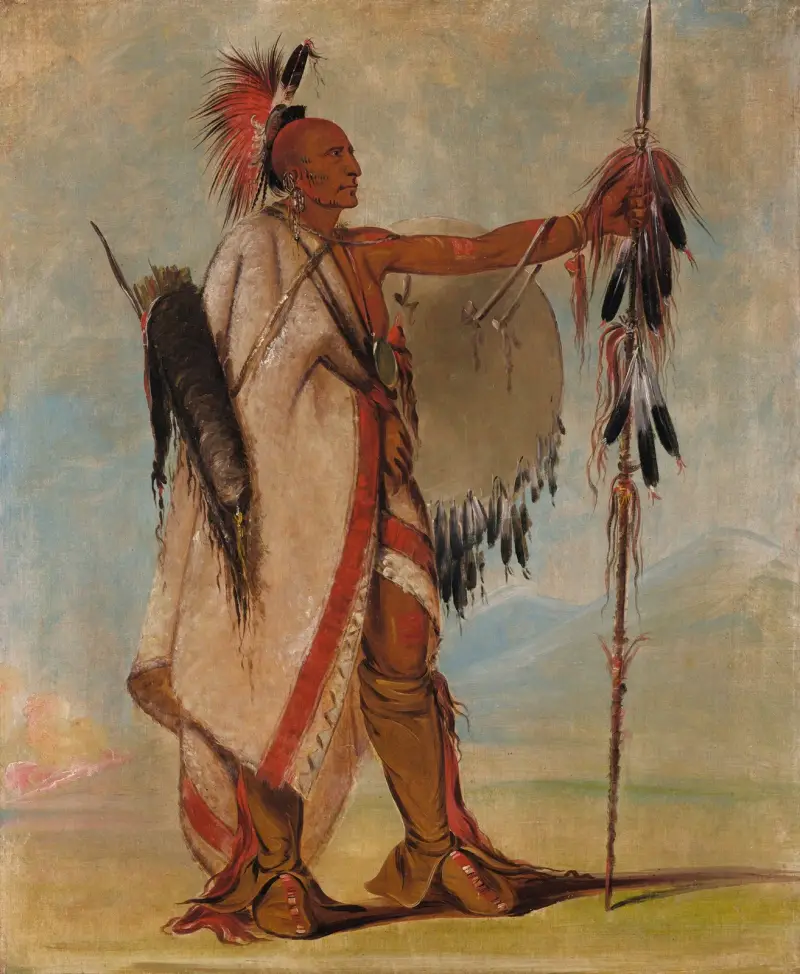 Tál-Lee, a Warrior of Distinction av George Catlin