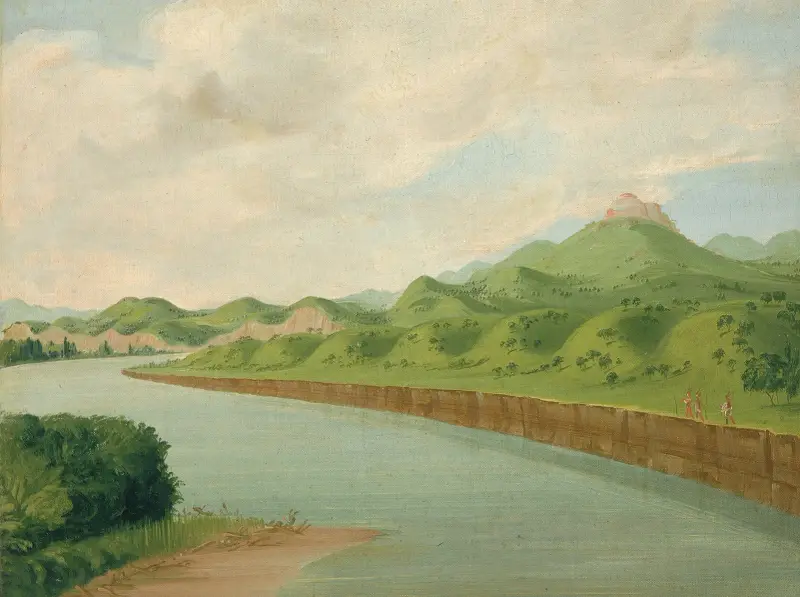 Tornet, 1100 mil ovanför St. Louis av George Catlin