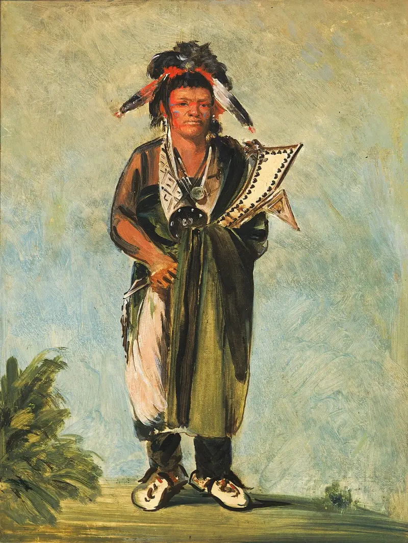 Wah-Kón-Ze-Kaw, The Snake av George Catlin