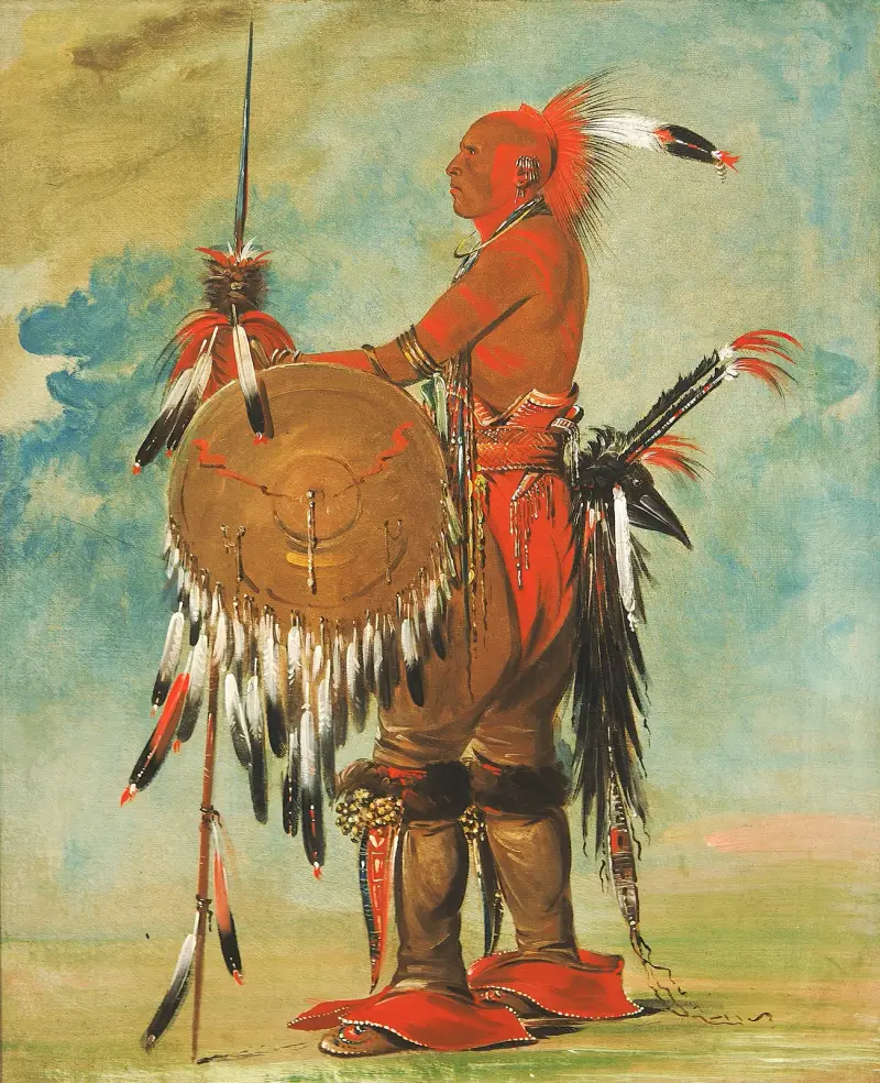 Wáh-Pa-Ko-Lás-Kuk, Bear’s Track av George Catlin