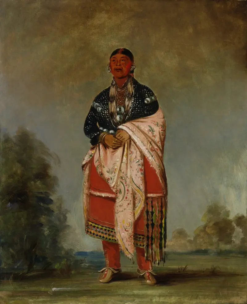 Wife of Kee-O-Kúk av George Catlin