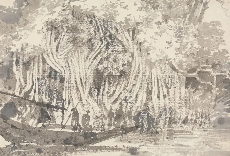 A Pipul Tree av George Chinnery