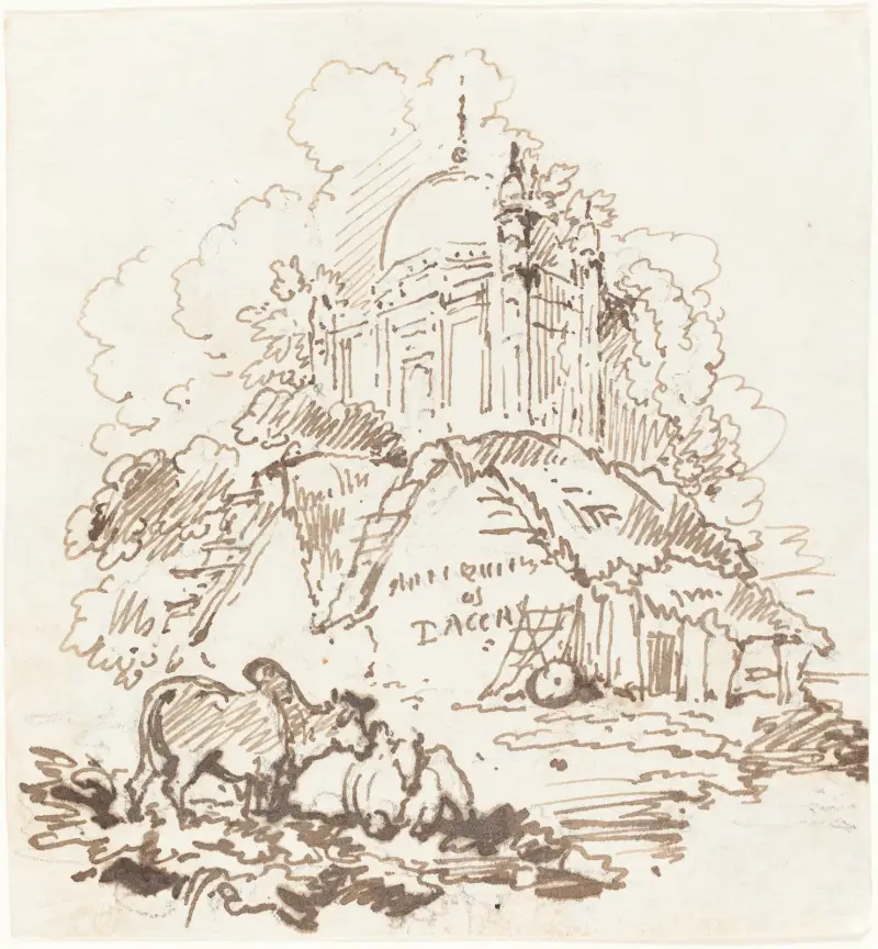 Antiquities of Dacca av George Chinnery
