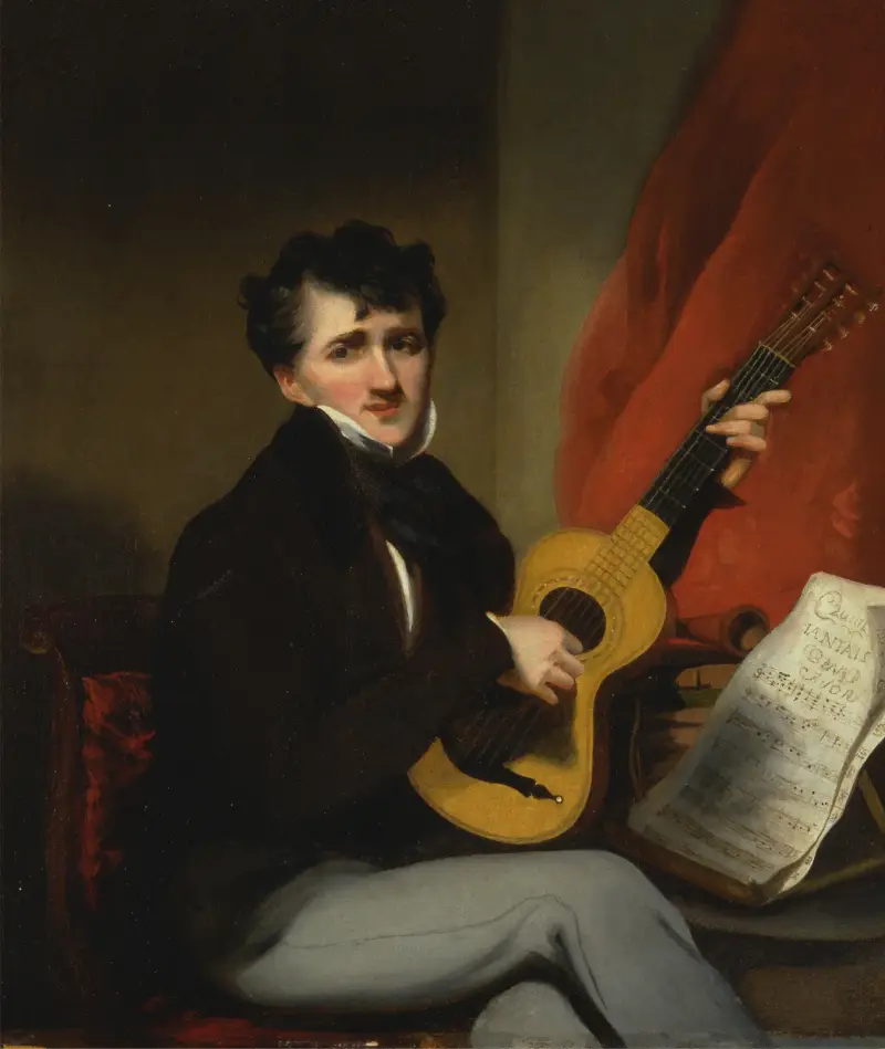 Josiah Andrew Hudleston (1799-1865) av George Chinnery