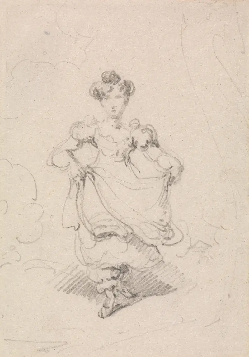 Miss Louisa Georgiana Murray av George Chinnery