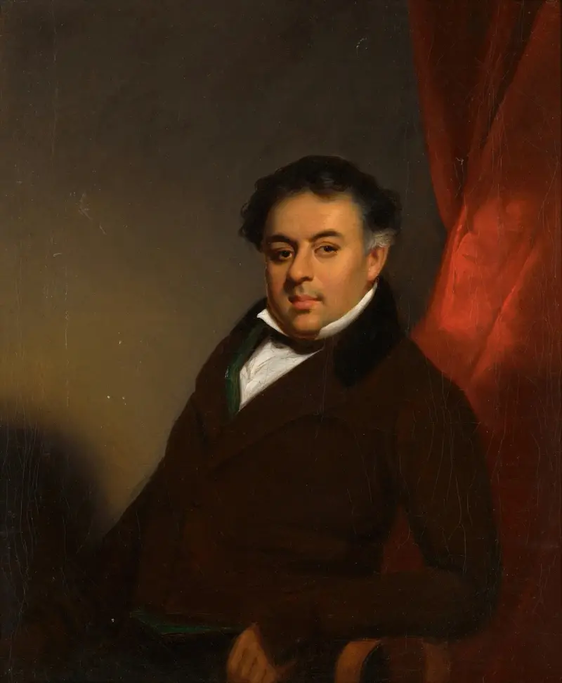 Porträtt av en gentleman, förmodligen Mr Da Silva av George Chinnery