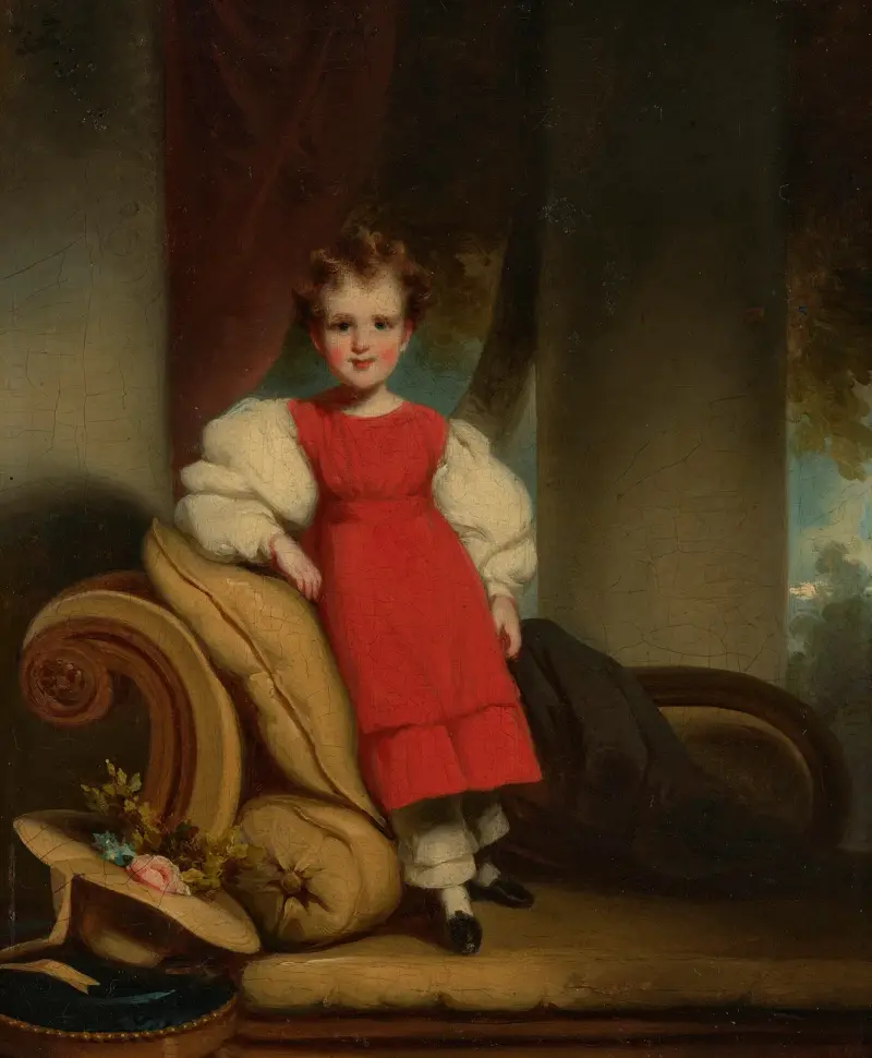 Bildnis eines jungen Mädchens, traditionell als „Miss Marchbanks of Bushey“ identifiziert von George Chinnery