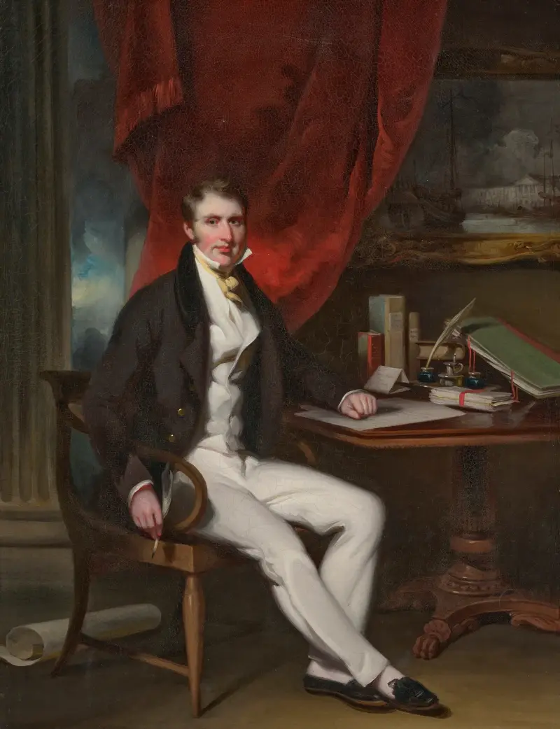 Porträtt av William Jardine av George Chinnery
