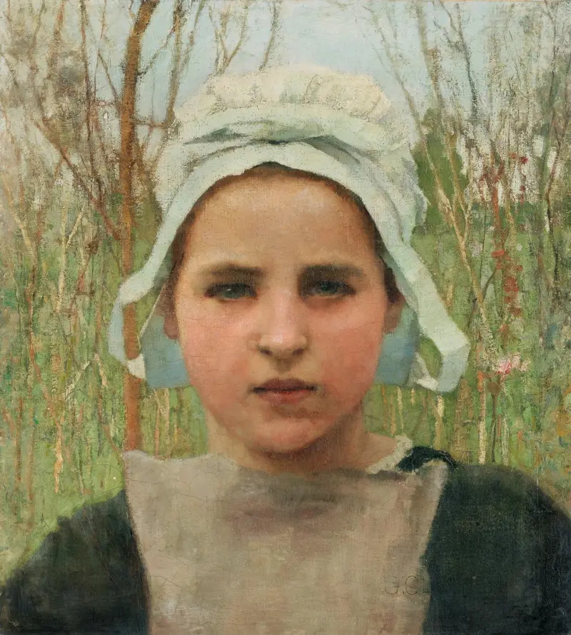 Marie, a peasant girl of Quimperlé av Sir George Clausen