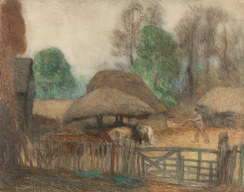 Der Hof von Sir George Clausen