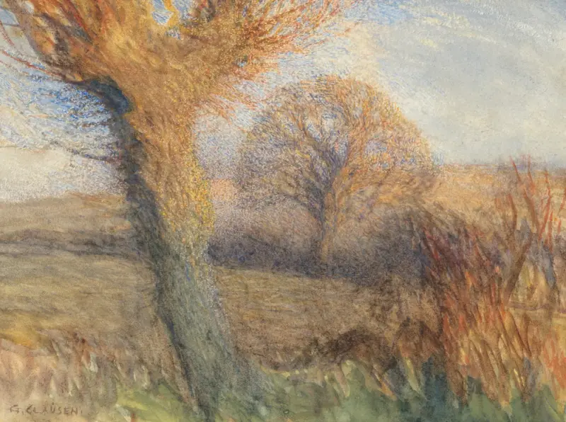Zimní večer, Sir George Clausen
