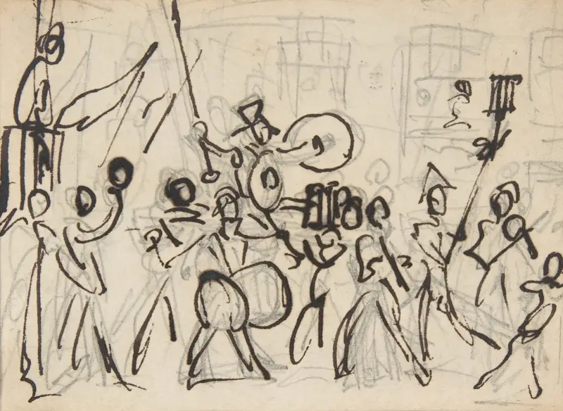 Přehlídka, George Cruikshank