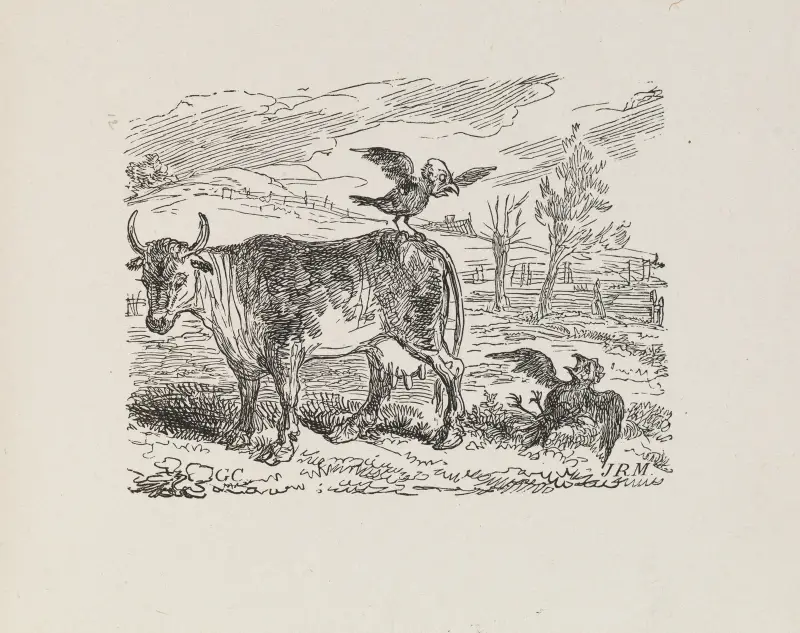 Illustrations for The Universal songster Pl.11 av George Cruikshank