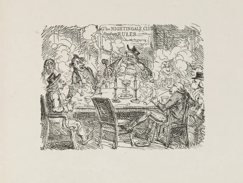 Illustrations for The Universal songster Pl.15 av George Cruikshank