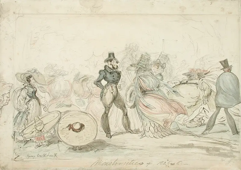 Monstrosities of 1825–26 av George Cruikshank