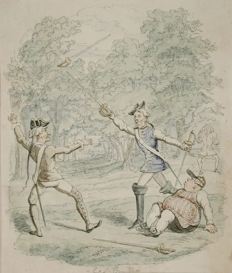 Saint James oder der Hof von Königin Anne von George Cruikshank