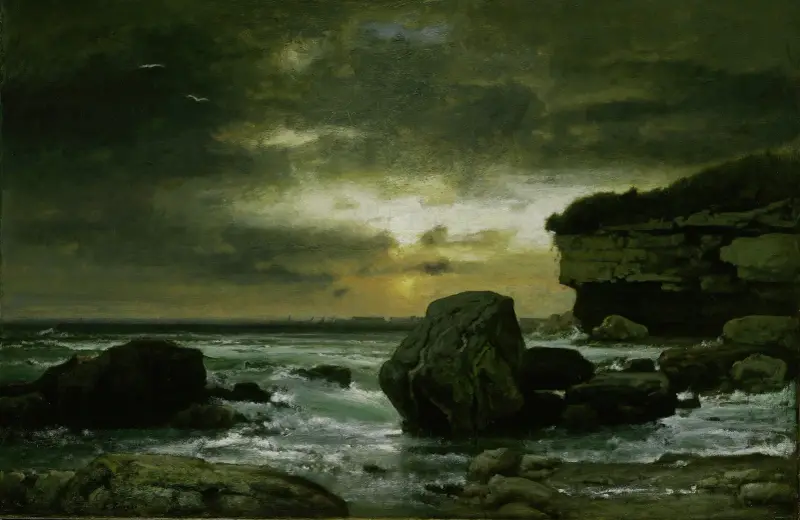 En marinemålning av George Inness