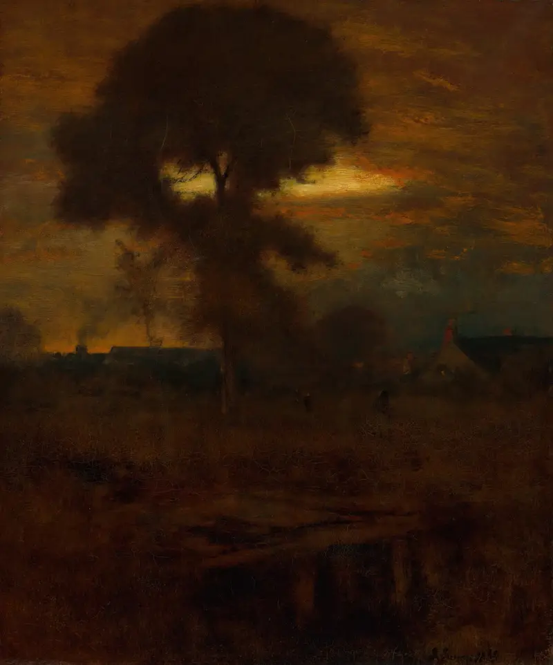Efterglöd av George Inness