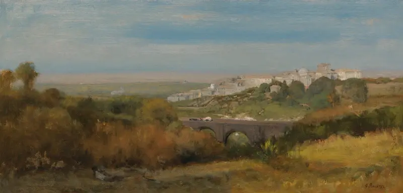 Albano, Italien (Den romerska campagnan) av George Inness