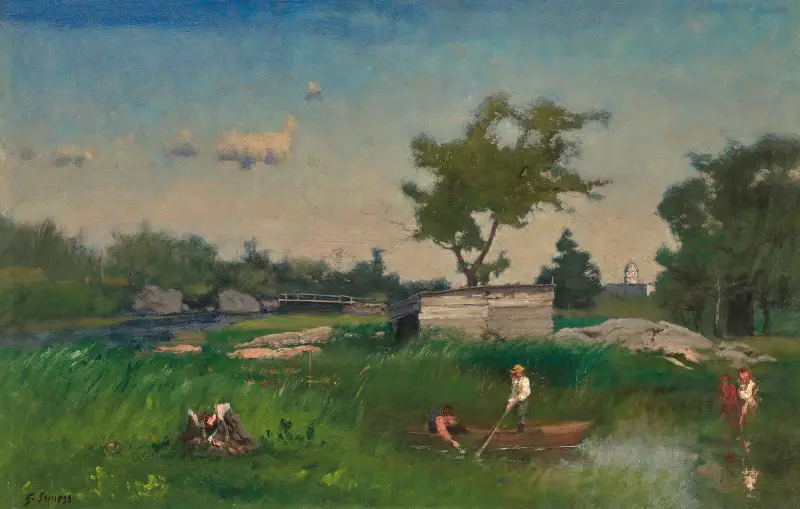 Alexandria Bay av George Inness