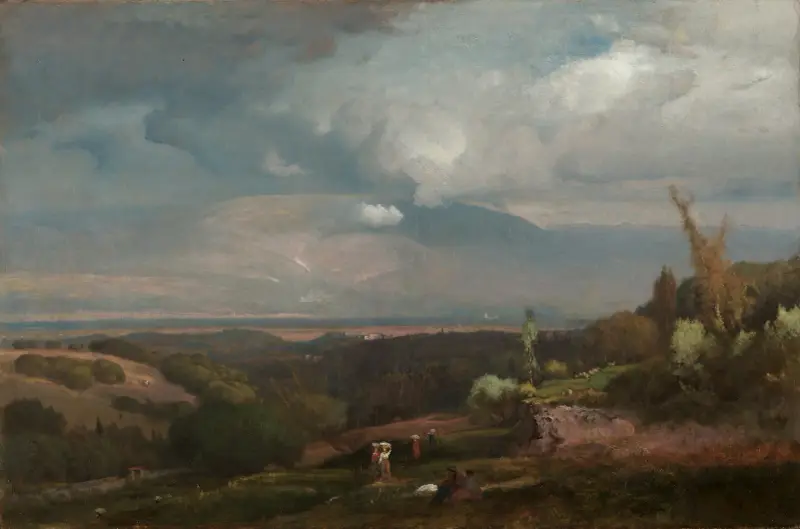 Approaching Storm from the Alban Hills av George Inness