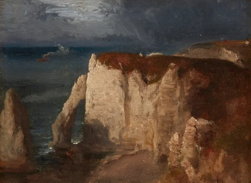 Étretat av George Inness